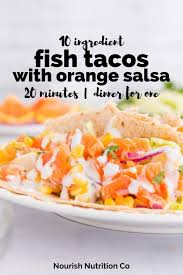 The location is where woody's used to be in port orange and they have done a marvelous job with the interior! Fish Tacos With White Sauce And Orange Salsa Nourish Nutrition Blog