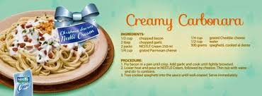 Kainan Na Creamy Carbonara Cream Pasta Carbonara How To Cook Pasta