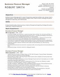 Accounting, financial controls and financial reporting. Business Finance Manager Resume Samples Qwikresume