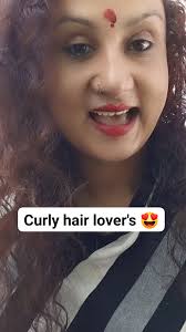 Kasto dekhiyo curly hair ma 🥰🥰 #hairstyle #fypageシ