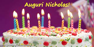 Auguri Nicholas Cartoline Di Compleanno Con Nome Nicholas Cartolineconnomi Com