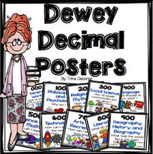 Dewey Decimal Posters For The Media Center
