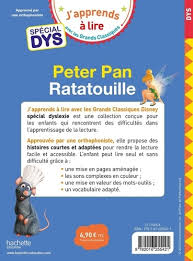 Peter Pan Ratatouille De Isabelle Albertin Poche Livre Decitre