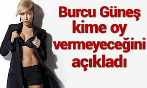 Türk pop müziğinin güçlü ismi. Burcu Gunes Kime Oy Vermeyecegini Acikladi