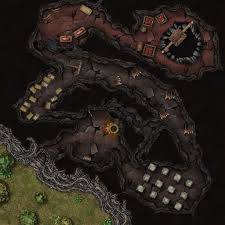 A goblin cave i made for my first outing as a dm! Jannek3904 Inkarnate Inkarnate Create Fantasy Maps Online