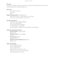 beginner resume samples pdf best