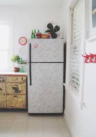 i wallpapered the fridge. again. aunt