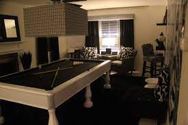 My Black White Game Room Sitting Room Game Room Decor Pool Table Room Game Room Design