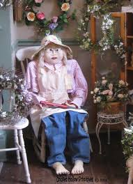 Edna Mae Gardener Garden Girls Yard Art Samhain Halloween