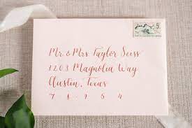 If you only use terms like newlyweds or the happy couple, your card might feel a little cold or generic. Etiquette 101 Addressing Your Wedding Invitation Envelopes Callirosa Calligraphy And Custom Design