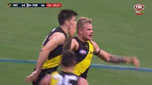 Optus stadium will play host to sunday's round 20 afl. Richmond V Fremantle Round 8 2017 Last Two Minutes Afl Youtube