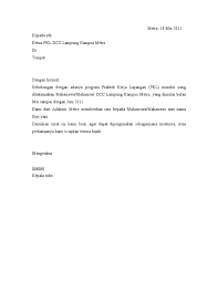 Surat izin tidak pkl yuris. Contoh Surat Balasan Diterima Pkl Contoh Surat