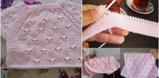 Kelebek Orgu Modeli Ile Anlatimli Bebek Yelegi Yapilisi Baby Knitting Patterns Orgu Kelebekler