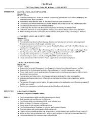 angular js developer resume samples