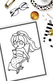 You can easily print or download them at your convenience. Printable Mermaid Coloring Pages Fun Happy Home
