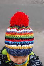 Scrappy Ski Hat Knitted Hats Knitting Hat Knitting Patterns