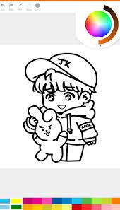 Bt21 baby wireless silent mouse by royche (cooky). Bt21 Coloring Book Art For Android Apk Download