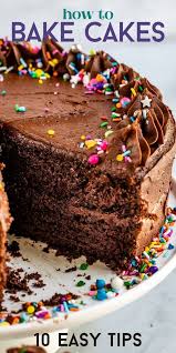 Top with whipped cream and fresh berries. 10 Cake Baking Tips For Better Cakes Crazy For Crust
