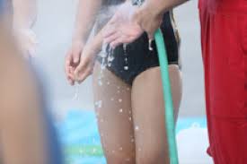 ローションスク水運動会04