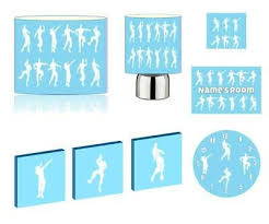 Fortnite Bedroom Bundle Matches Duvet Clock Lamp Lampshade Canvases Ebay Video Game Room Design Boys Bedroom Decor Kids Bedroom Decor