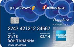 The editorial content on this page is not provided by any bank, credit card issuer, airline, or hotel chain, and has not been reviewed, approved, or otherwise. Jet Airways Icici Bank Sapphiro American Express Credit Card Credit Walls