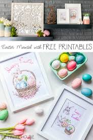 Check spelling or type a new query. Simple Easter Mantel Decor With Free Printable Easter Art The Happy Housie