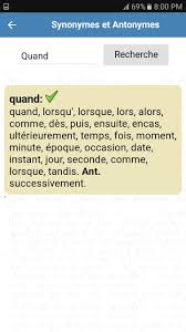 Dictionnaire Synonymes Et Antonymes For Android Apk Download Ensuite —  ɑ̃sɥit  adv. dictionnaire synonymes et antonymes for