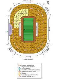 Notre Dame Football Stadium Seating Chart Notre Dame