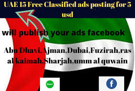 If you see such ads, please contact us. Be Able To Post To Your Ads In 11 Uae Free Classified With High Pr By Nho016 Fiverr