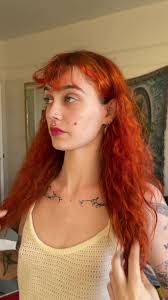 Sharon Orange Hair Retouch