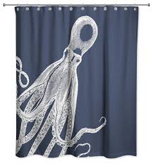 Octopus Shower Curtain Beach Style Shower Curtains By Designs Direct
