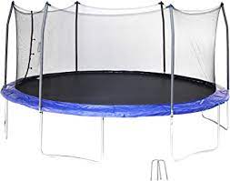 Beim amazon trampolin vergleichen, solltest du dich immer schon im voraus in einem amazon trampolin test über den jeweiligen bestseller informieren. Skywalker Swtc17bws Oval Trampolin Und Gehause Mit Wind 17 Feet Amazon De Bekleidung