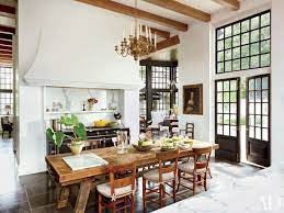 A dining room with french doors can be elegant and inviting. French Door Renovation Inspiration Architectural Digest