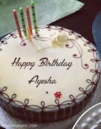 Birthday Cake Pics With Name Ayesha Birthdaycakes Http Ift Tt 2e3idfz Birthday Cake Cake Cake Images
