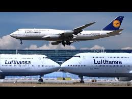 This premium economy class cabin doesn't seem very premium, does it? Lufthansa Boeing 747 800 Landings And More At Frankfurt Youtube