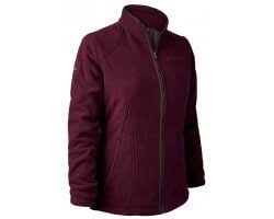 Boléro court ou long gilet à pans ? Deerhunter Lady Josephine Polaire Gilet Bordeaux Femme Chasse Tir Sports Vacances Chasse