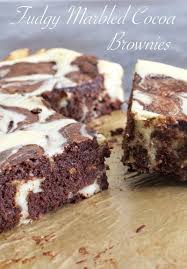 Fudgy Marbled Cocoa Brownies My Country Table Recipe In 2020 Cocoa Brownies Fudgy Brownie Recipe Fudgy