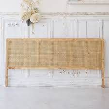 Cm 190 di larghezza, cm 225 di profondità e cm 112 di altezza testata. Testata Per Letto In Rattan 160 Cm Adele Tikamoon Rattan Headboard Home Decor Caned Headboard