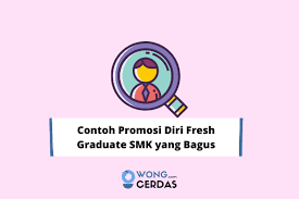 Contoh deskripsi diri untuk melamar pekerjaan fresh graduate posisi videografer yaitu: Contoh Promosi Diri Fresh Graduate Smk Yang Bagus