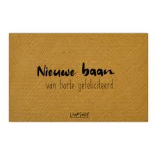 Kadokaart Kraft Nieuwe Baan Kadokaartjes Kraft Vanmariel