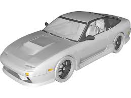 Nissan 200sx S13 Drift Spec 3d Model Nissan 3d Model Model
