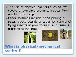 Controlling pest insects controlling pests in crops 1. Integrated Pest Management Methods Of Insect Control Cultural Biological Chemical Physical Mechanical Of The Four Control Methods Chemical Control Is Ppt Download