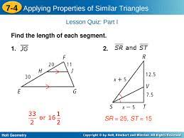 Check your answers, geometry 7.1. 7 1 Lesson Quiz Geometry Holt Mcdougal Geometry 7 1 Ratios In Similar Polygons 7 1 Ratios In Similar Polygons Holt Geometry Warm Up Warm Up Lesson Presentation Lesson Presentation Ppt Download Sxi Luhy2