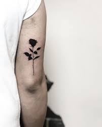 Silhouette of a red and black rose tattoos stock illustrations Updated 35 Beautiful Black Rose Tattoo Designs August 2020
