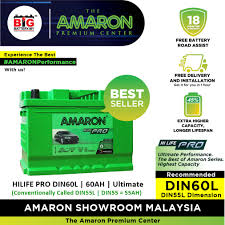 Lantas bagaimana cara mengatasi baterai dicas tapi tidak mengisi dan malah berkurang pada hp android ? Pro Din60l 60ah Amaron Car Battery Din55l Dimension For Car Model Refer Description Bateri Kereta Shopee Malaysia