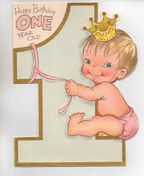 But birthday cards are special, it will be given to the person on their birthday and the greeting card is the special way to tell your loved one that how much you love them. 1950s Happy Birthday One Year Old Old Birthday Cards Happy Birthday 1 Year Birthday Card Messages
