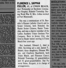 Obituary for FLORENCE L. CULLEN SAPPAH