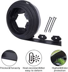 Flexible plastic garden edging,new edging 10 meters for borders,paths,lawn,driveway. Amazon Com Mr Garden Edging Border Landscape Garden Edging Kit No Dig 30ft Length With 6 Spikes Pe Plastic Landscape Edging Roll Heavy Duty Edging Fence For Flower Beds Tree Rings Black