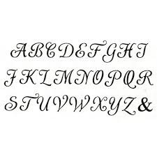 Two letters, a and i, also constitute words. 1 4 6 3mm Uppercase Monogram Alphabet Letter Metal Stamps Set 27 Piece