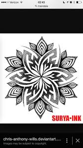 Tribal Stripes Mandala Mandala Tattoo Design Geometric Tattoo Tattoo Designs